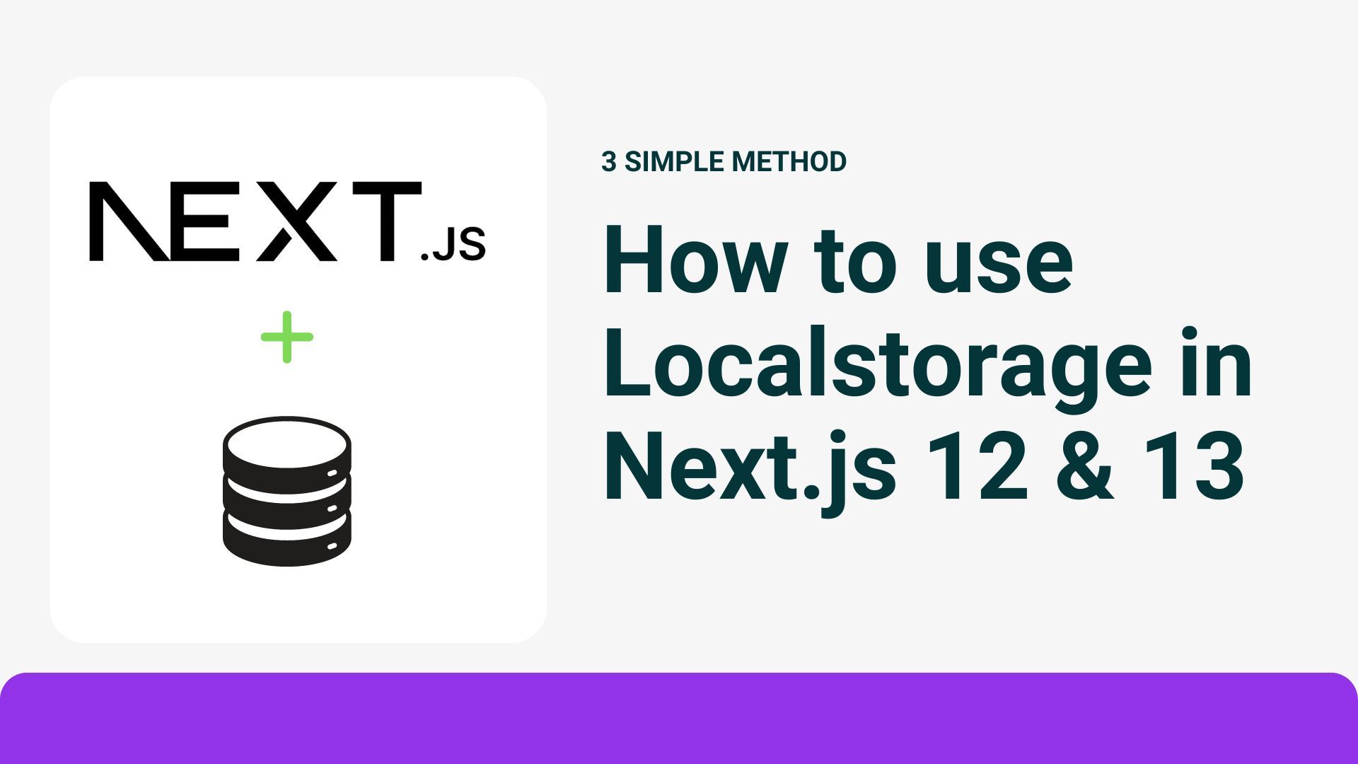 how to use localstorage in nextjs